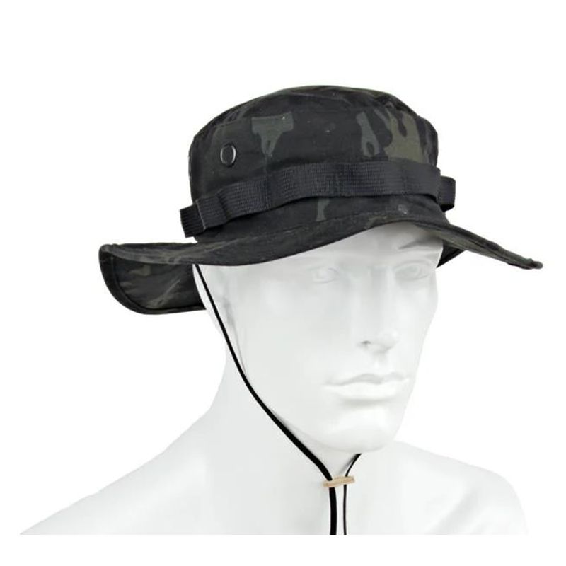 GENERICO - GORRA SOMBRERO Boonie Hat RIPSTOP MULTICAM BLACK
