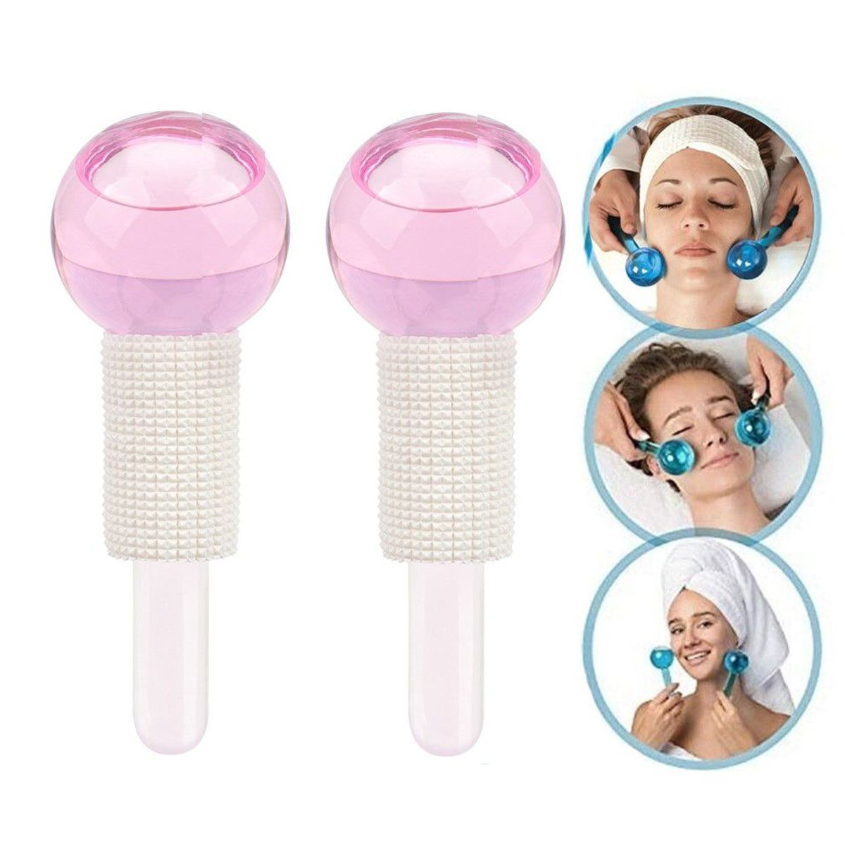 GENERICO - Masajeador de cristal para el cuerpo 13cm