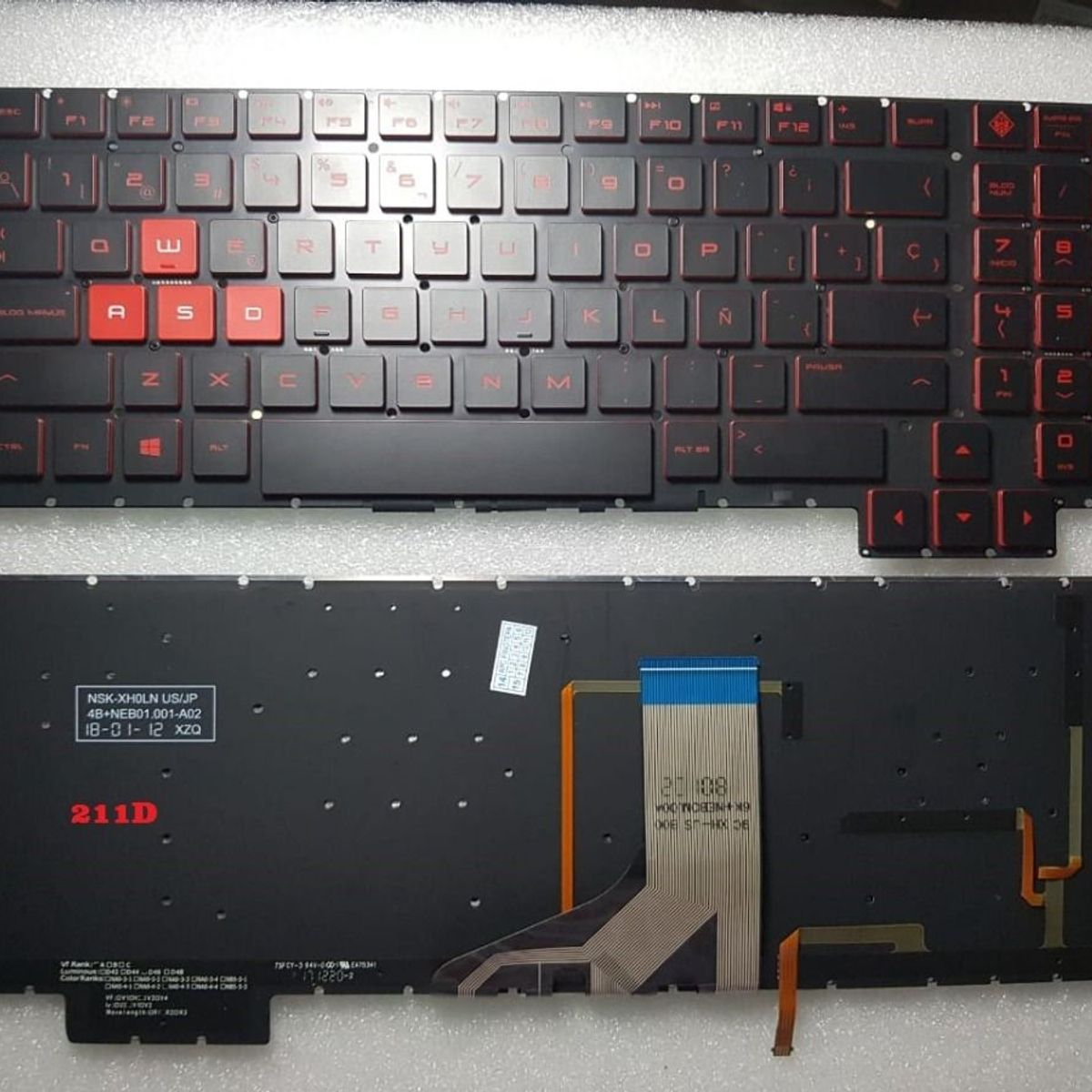 GENERICO - Teclado para Laptop HP OMEN 17-AN Retroiluminado