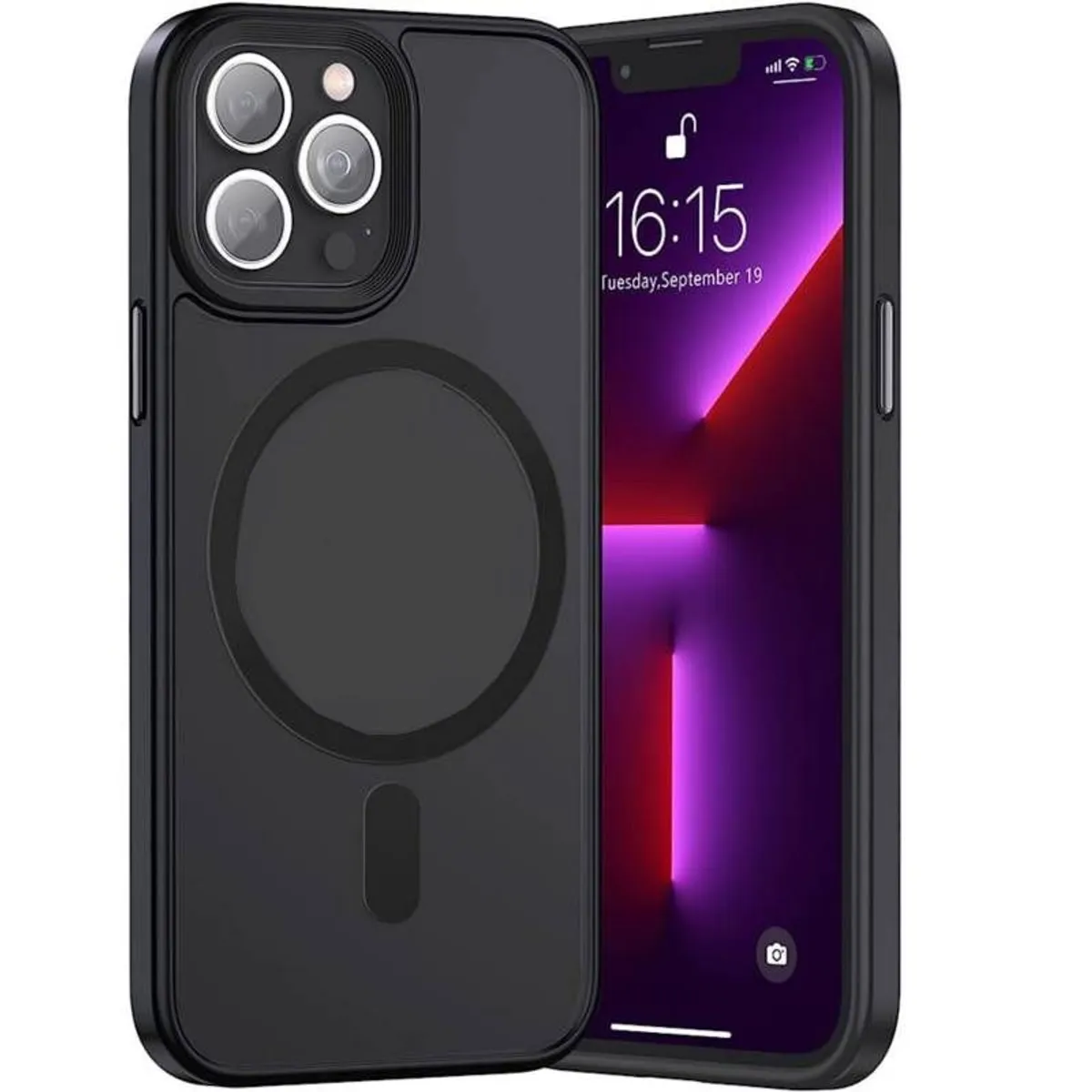 CASE - Case o Funda  BENKS Magnetic Mate iPhone 13 Pro max - Negro