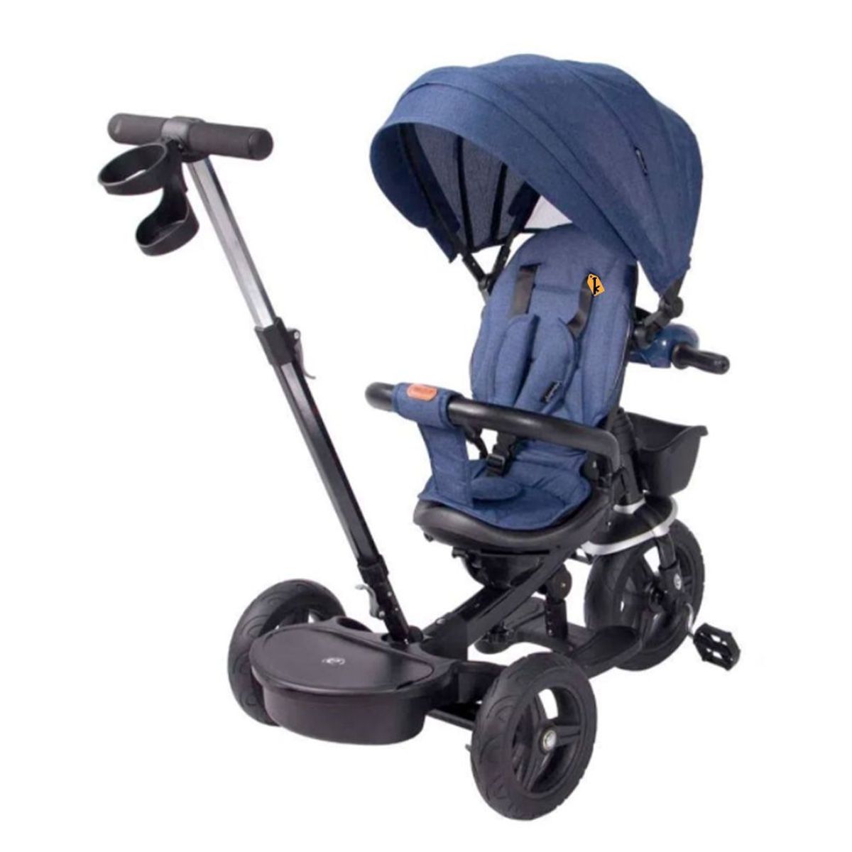 EBABY - Triciclo guiador EBABY ARIA USB BLUE