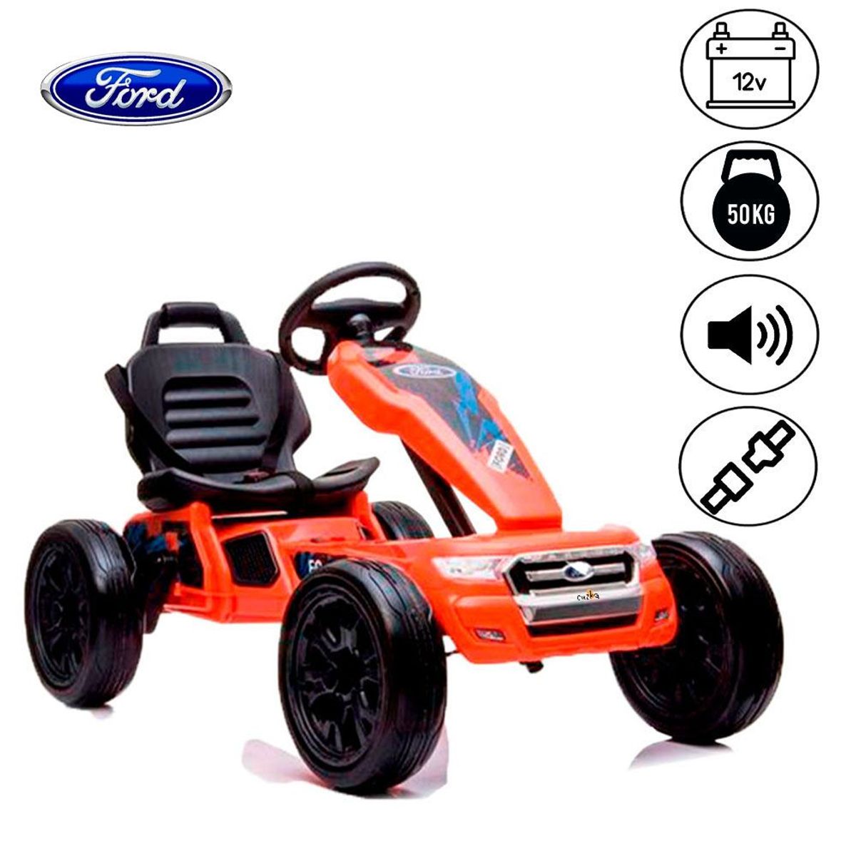 FORD - CARRO A BATERÍA FORD «GO-KART» LICENCIADO RED