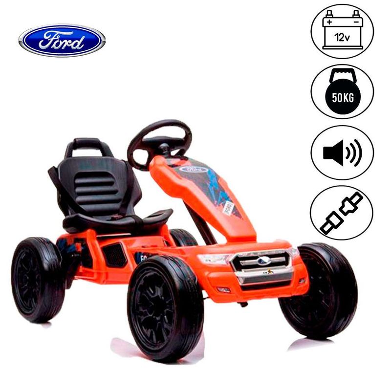 FORD - CARRO A BATERÍA FORD «GO-KART» LICENCIADO RED
