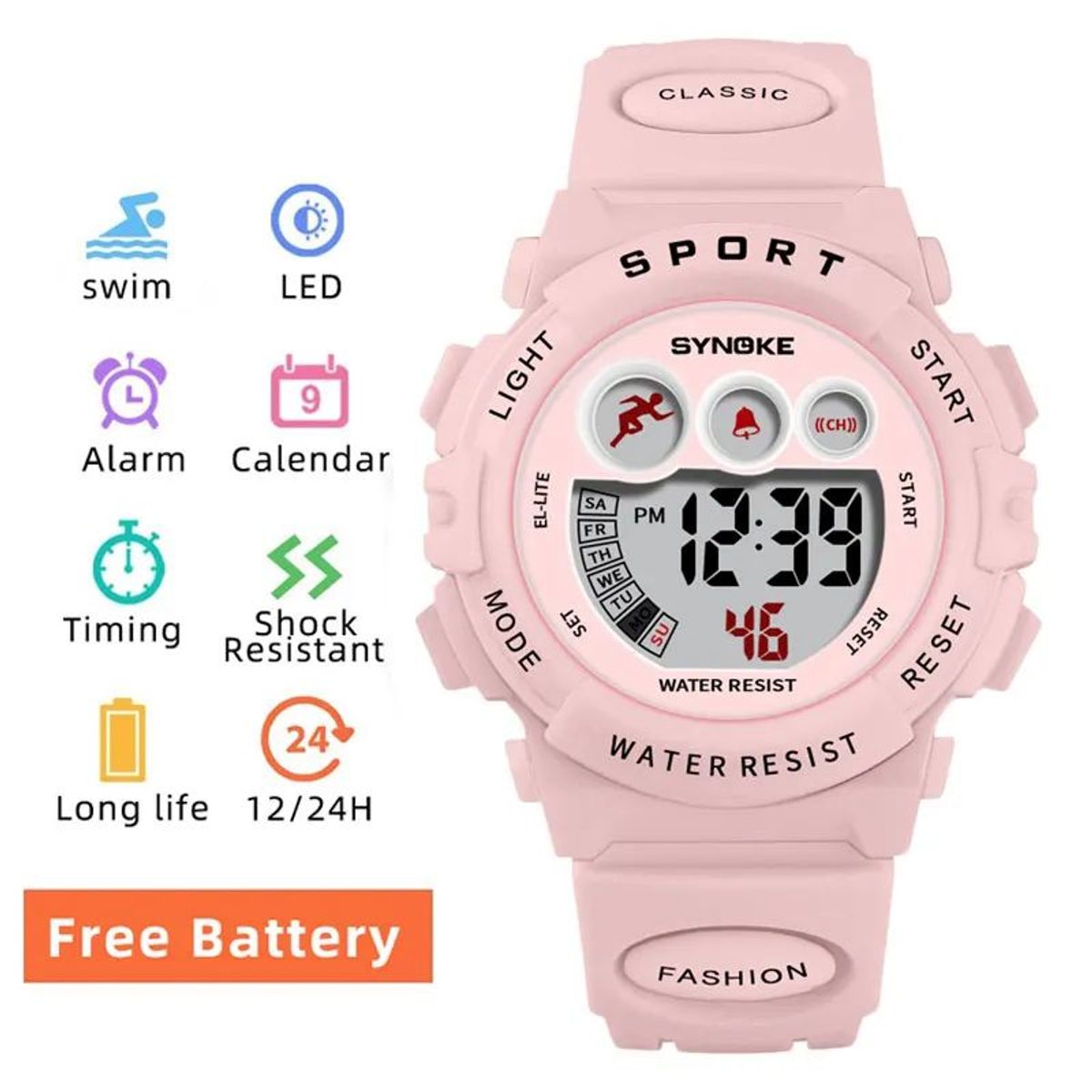 SYNOKE - Reloj Digital para Niño Synoke