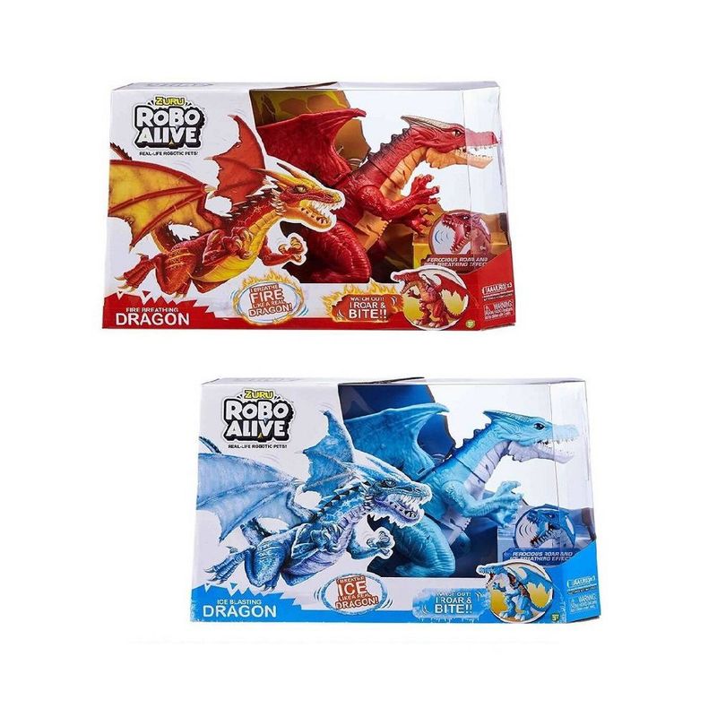 ZURU - Zuru Robo Alive Dragon Con Luz Y Sonido color aleatorio