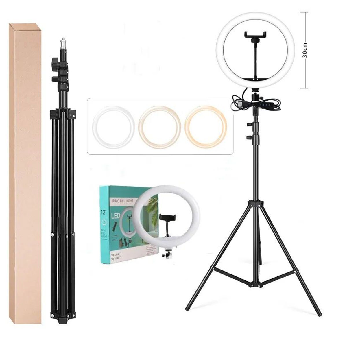 OEM - Aro Luz Led de 30 CM + Trípode para Tik Tok