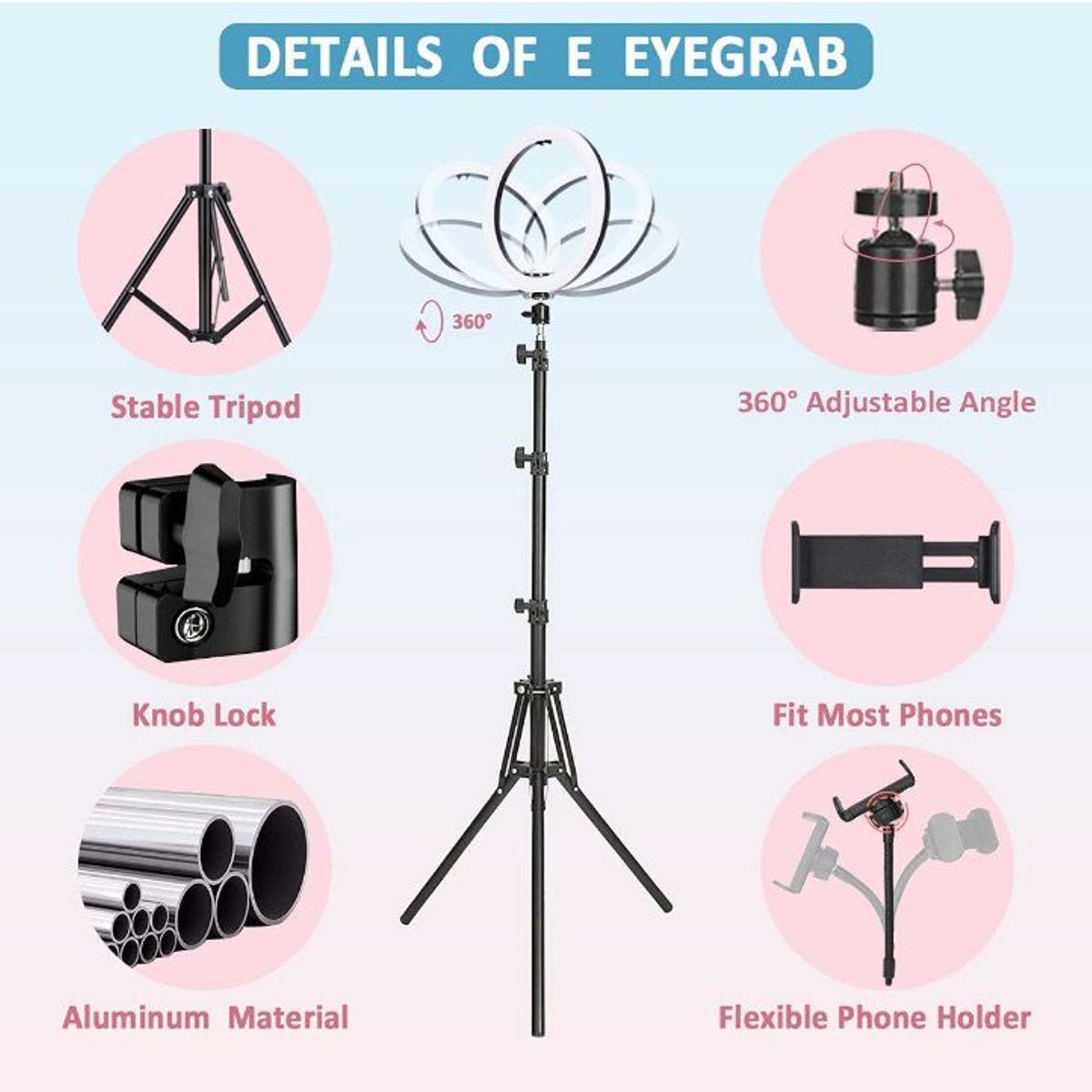 OEM - Aro Luz Led de 30 CM + Trípode para Tik Tok