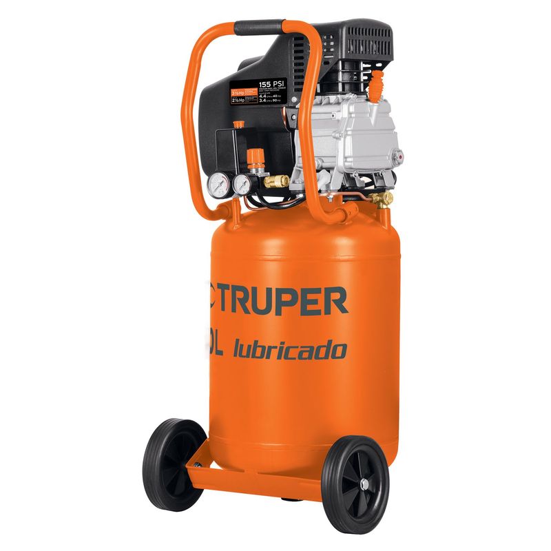 TRUPER - Compresor lubricado banda vertical 50L Truper