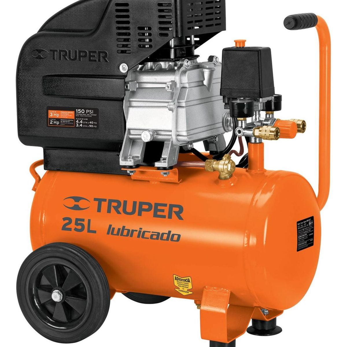 TRUPER - Compresor de aire 25L 2HP Truper