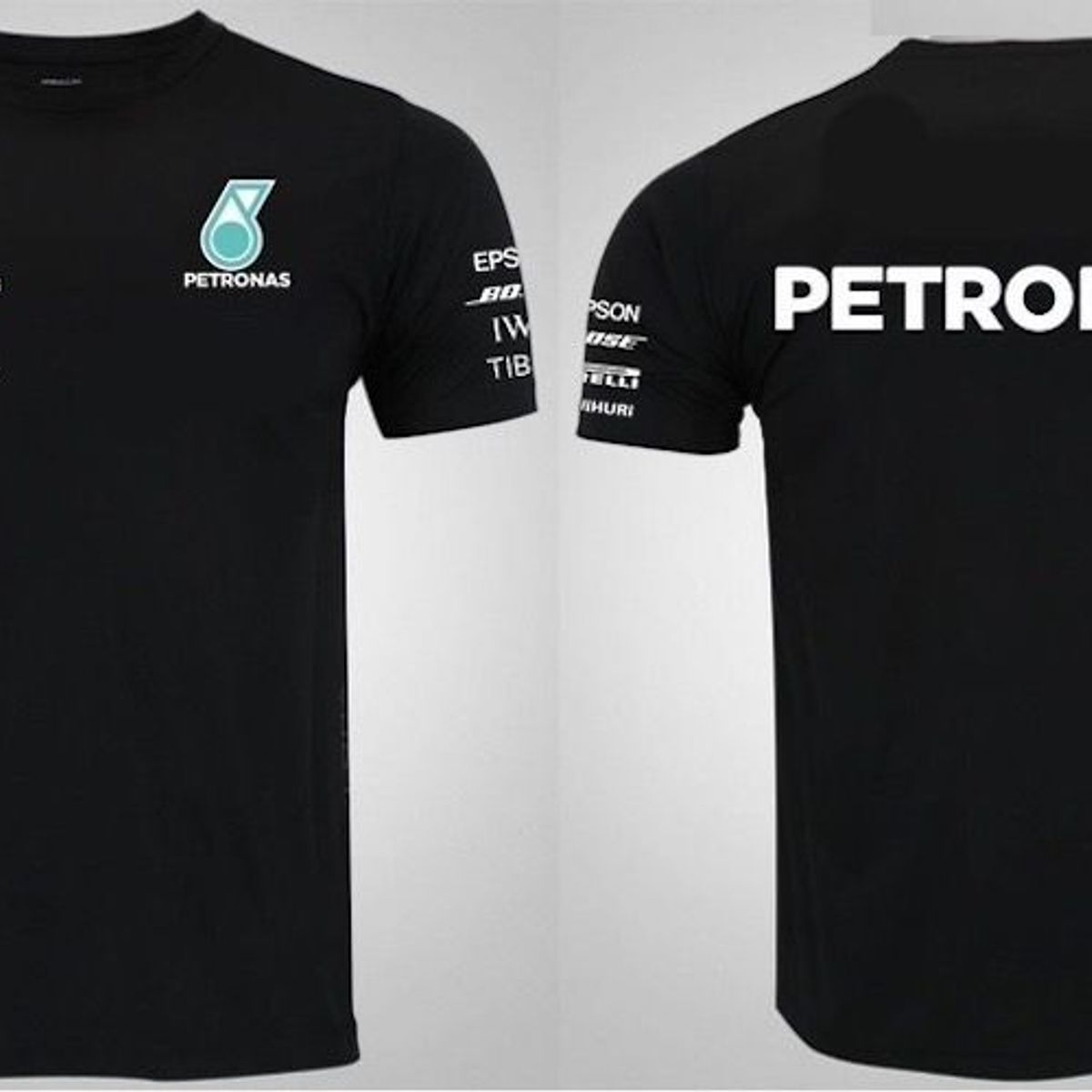 GENERICO - Polo Mercedes Benz Petronas Russell Hamilton Pirelli Formula 1 Epson