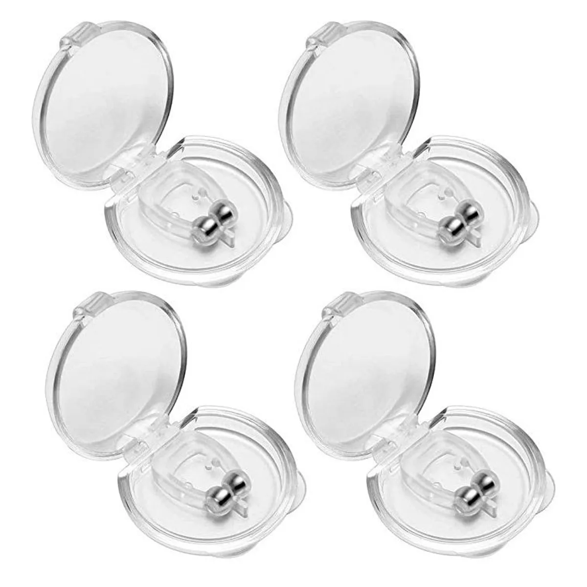 GENERICO - Clip Anti Ronquidos Set 4 Unidades de Siliconas