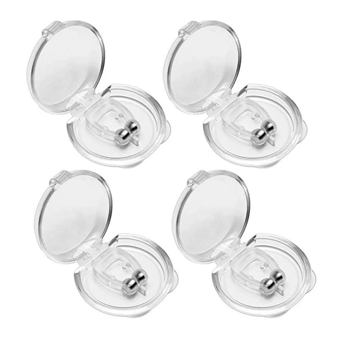 GENERICO - Clip Anti Ronquidos Set 4 Unidades de Siliconas