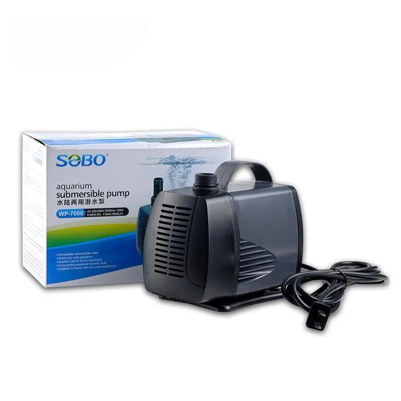 GENERICO - BOMBA SUMERGIBLE SOBO WP7000 PECERA CASCADA HIDROPONÍA