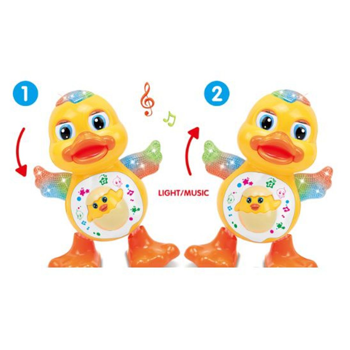 GENERICO - JUGUETE MUSICAL - PATITO MUSICAL BAILARIN PARA BEBE