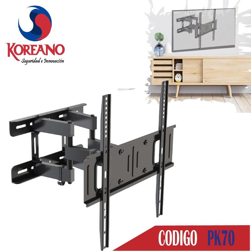 KOREANO SEGURIDAD E INNOVACION - Rack Móvil para TV 32 a 70 pulgadas - PK70