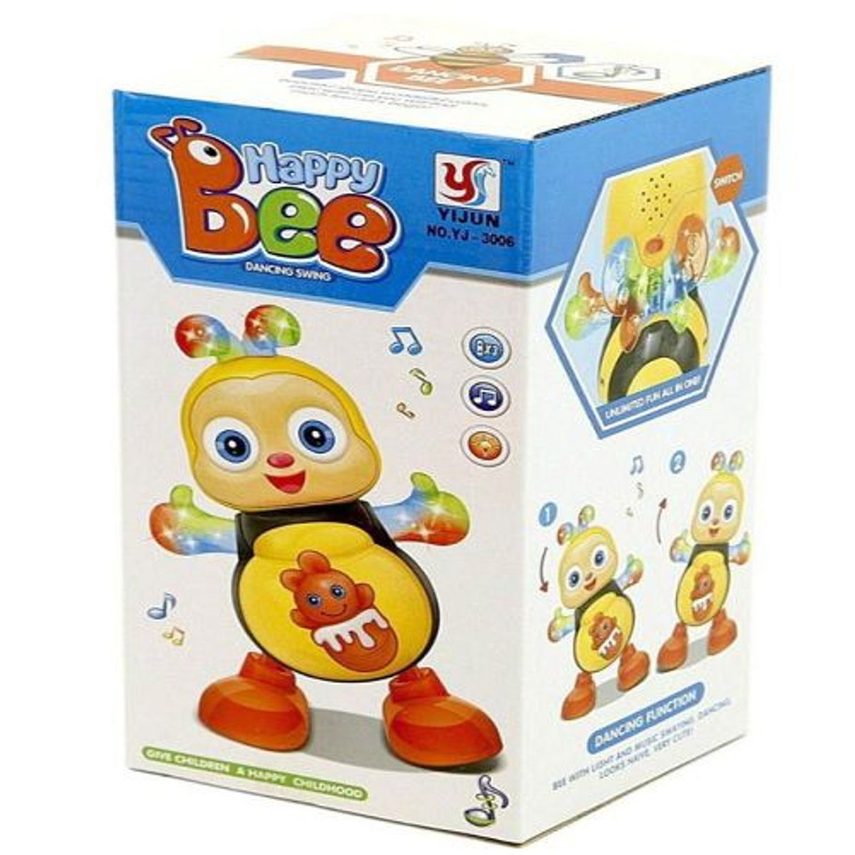 GENERICO - JUGUETE MUSICAL - ABEJITA MUSICAL BAILARINA PARA BEBE