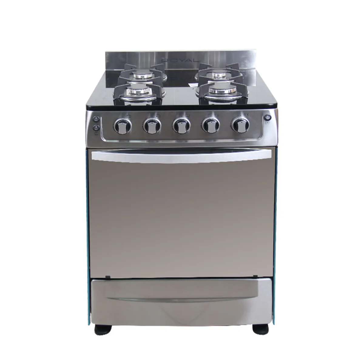ROYAL - COCINA ROYAL RY-C600MLS 4 HORNILLAS - SILVER