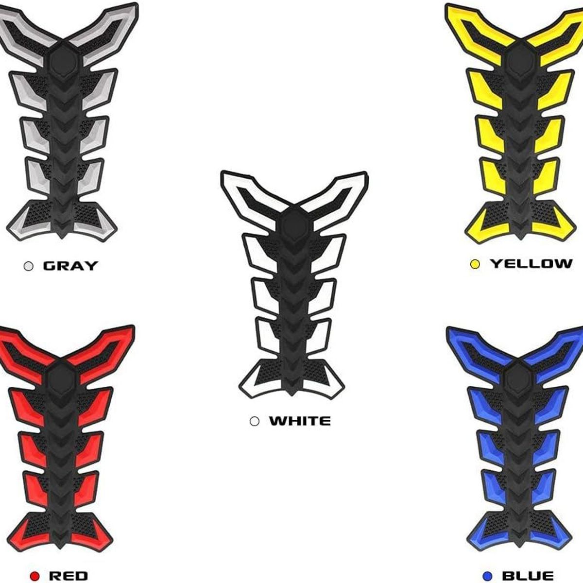 GENERICO - STICKER PROTECTOR TANQUE DE CAUCHO JEBE PARA MOTO