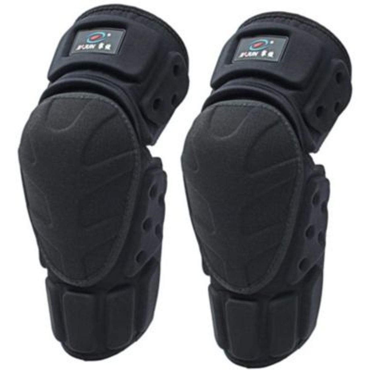 PUREPOWER - Protector de rodilla y codo para montar en moto negro-M