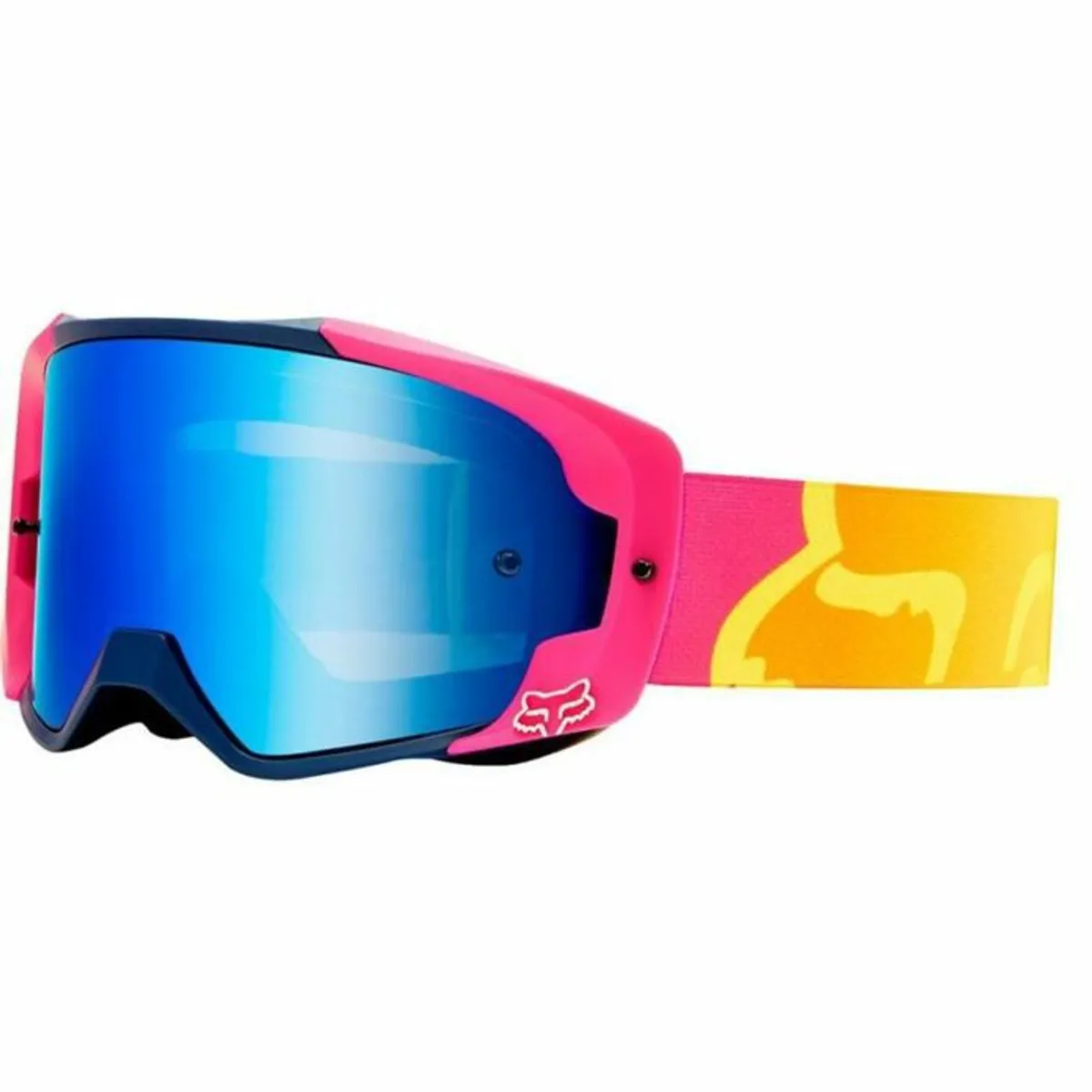 GENERICO - LENTES ANTIPARRAS GOGGLES FOX MOTO CROSS ROSADO