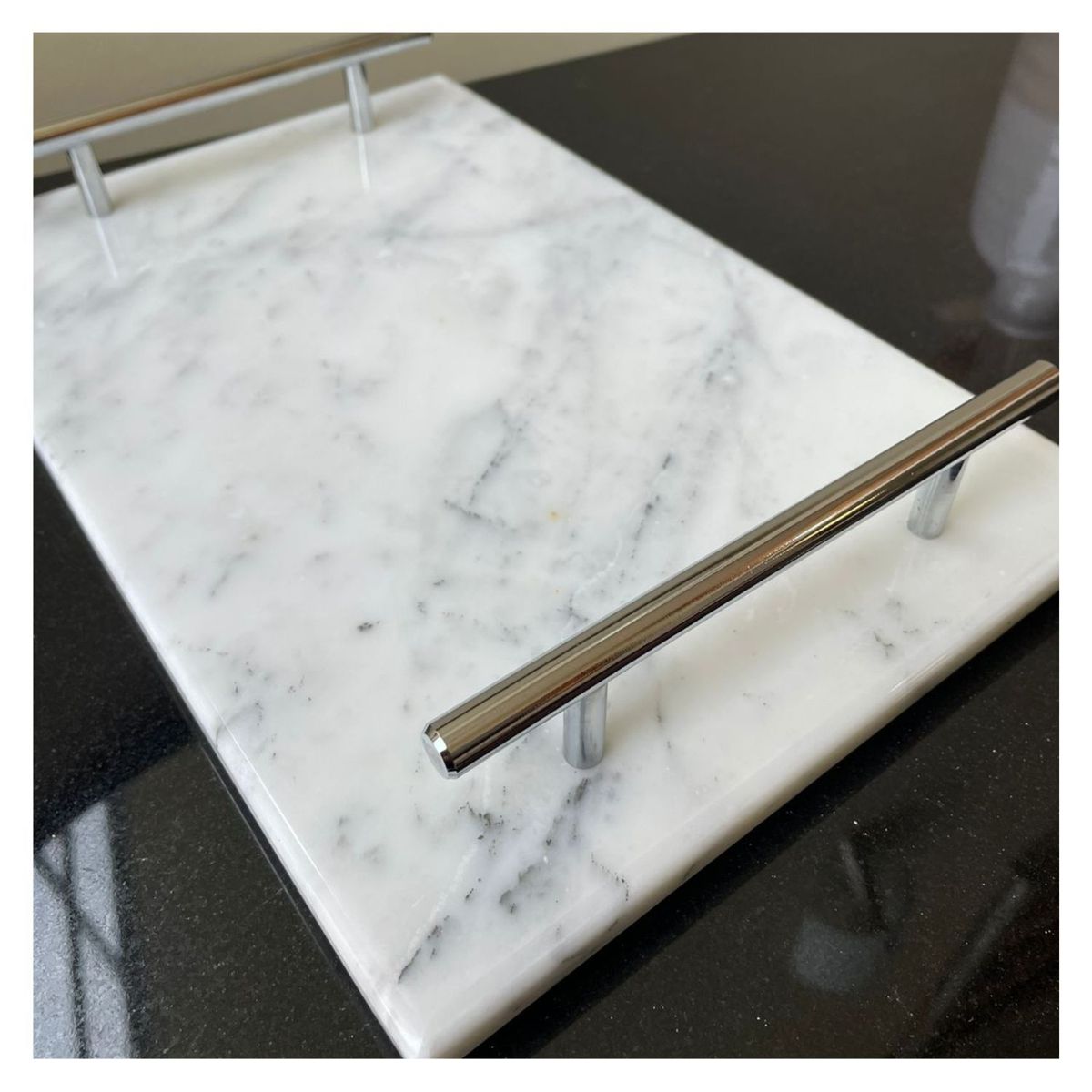 DAS HAUS - Azafate Mármol Calacatta Silver - Rectangular