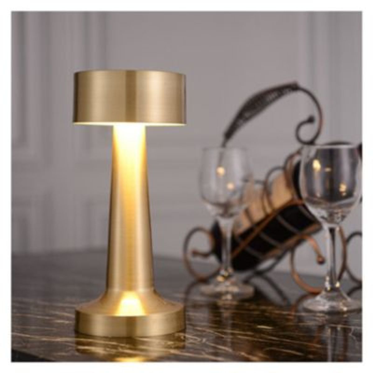 PUREPOWER - Lámpara de mesa de bar recargable lámparas de mesa de noche