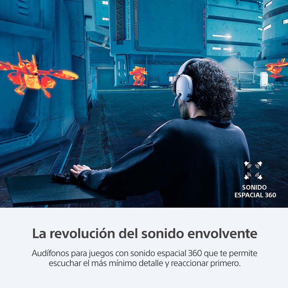 SONY - Sony Audífonos Gamer MDR-G300 con micrófono INZONE H3 Blanco