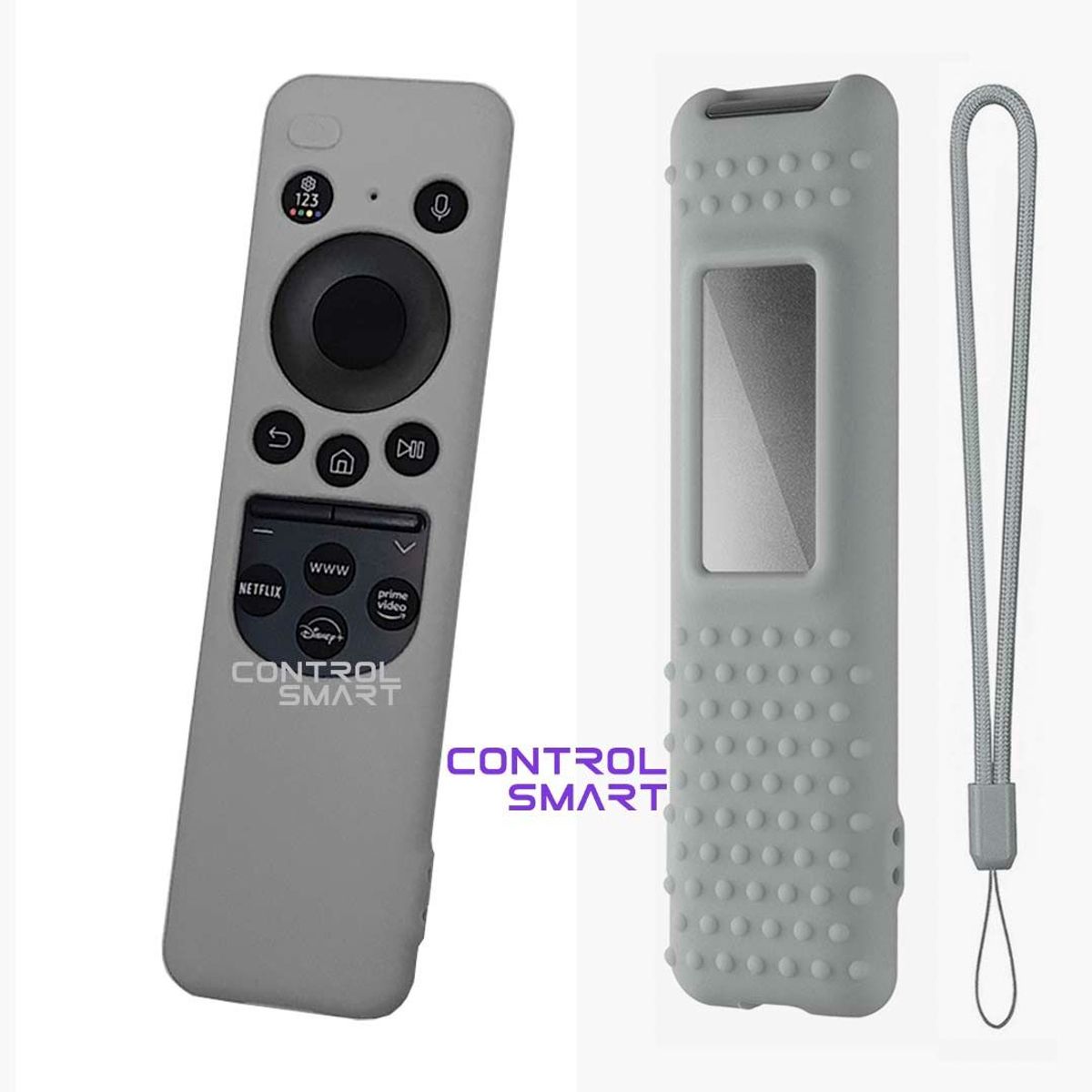 CASE - Funda Para Control Samsung Solar Smart Tv  Modelo2023- Gris Plomo