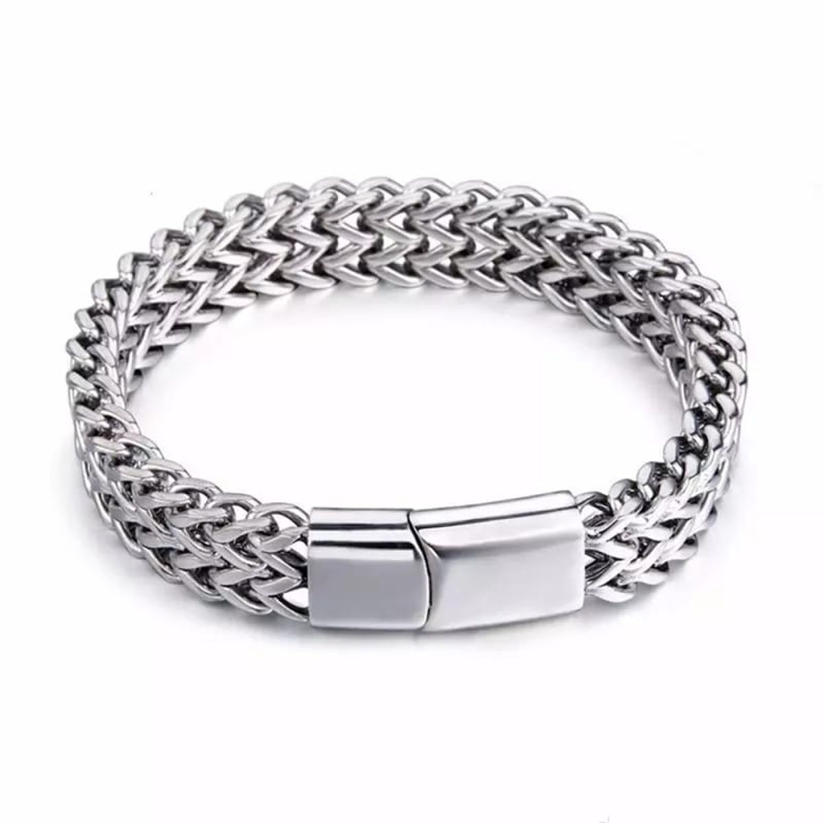 GENERICO - Brazalete Pulsera de Titanio para Hombre Modelo 1602
