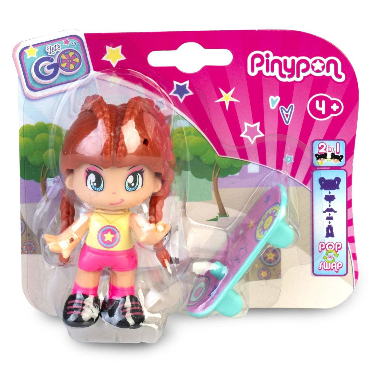 PINYPON - Juguete Muñeca Pinypon con Skate