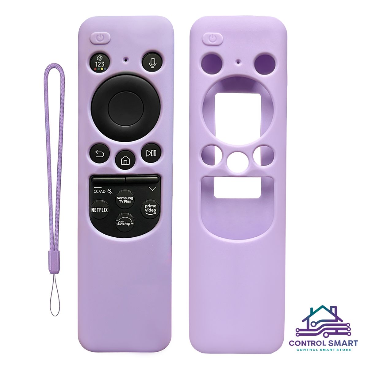 CASE - Funda Para Control Samsung Solar Smart Tv Modelo 2023- Lila