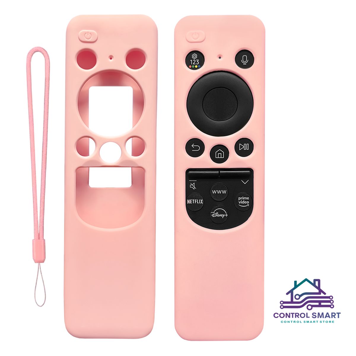 CASE - Funda Para Control Samsung Solar Smart Tv Modelo 2023- Rosado