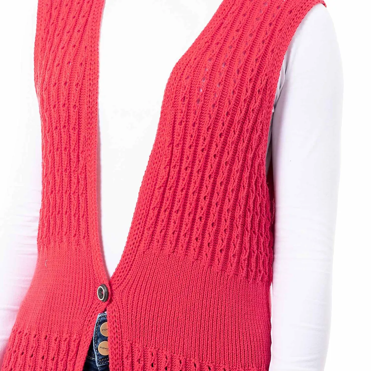 PIONIER - Chaleco Hilos Mujer Gighy Pionier