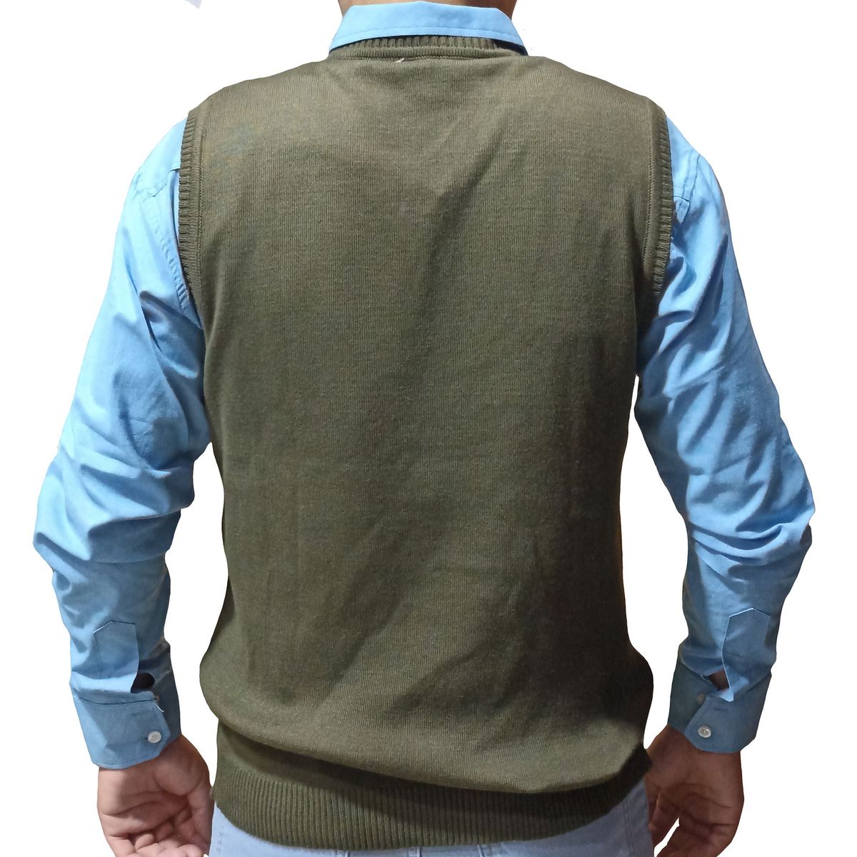 GENERICO - Pullover Rombos Para Hombre - Verde