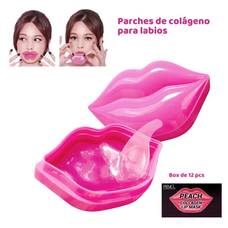GENERICO - Parches Hidratantes de colágeno para labios  x12 pcs