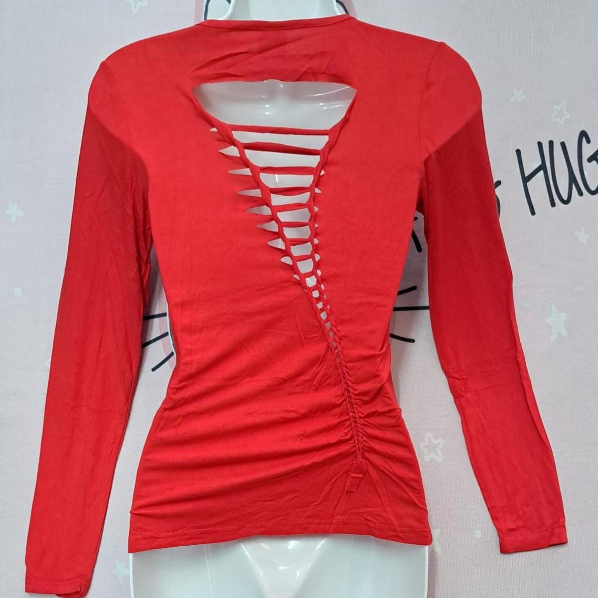 GENERICO - Polo Blusa Rojo  BANDERA ESTADOS UNIDOS ESTRELLAS  SM De Aalcoba.