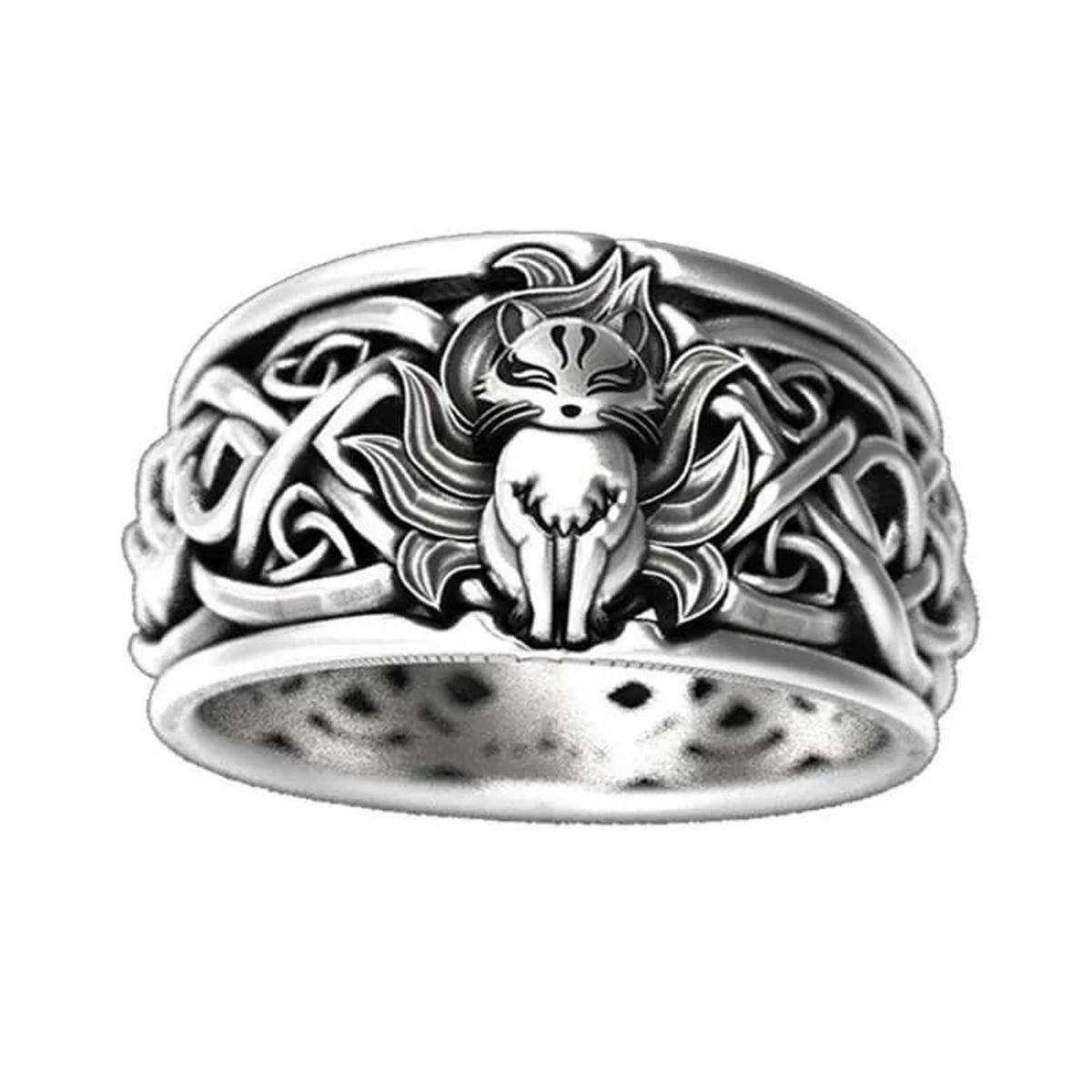 AFRODITA - Anillo Para Hombre Modelo Zorro 9 Colas
