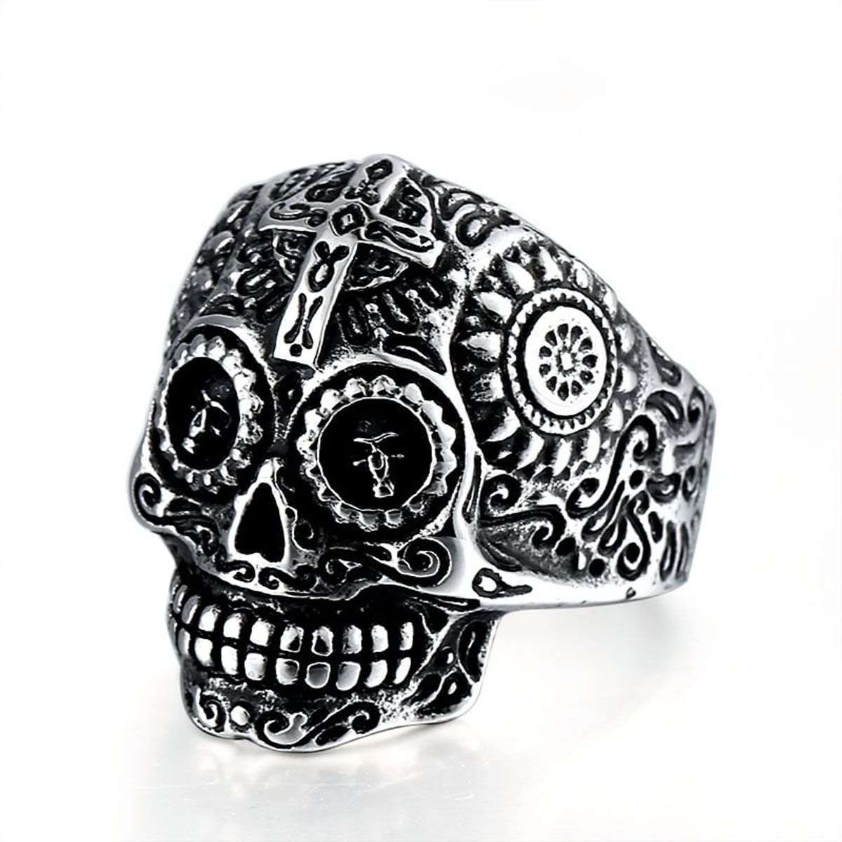 AFRODITA - Anillo Para Hombre Modelo Calavera