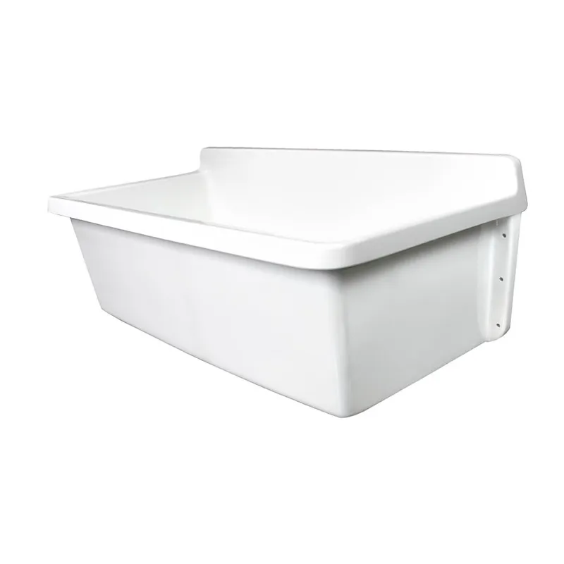 GENERICO - lavadero en fibra de vidrio modelo posón 100 cm x 46 cm x 36 cm.