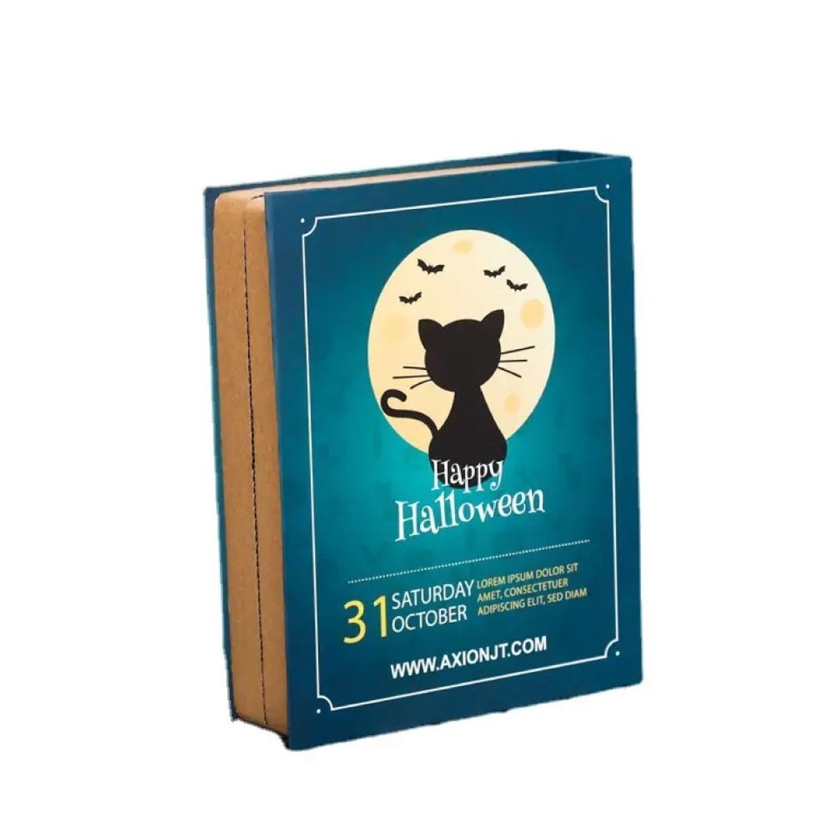 GENERICO - Juguete rascador libro de Halloween para gatos