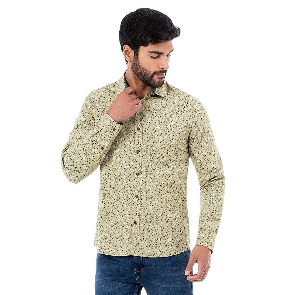 PIONIER - Camisa Popelina Stretch Hombre Zacari Pionier