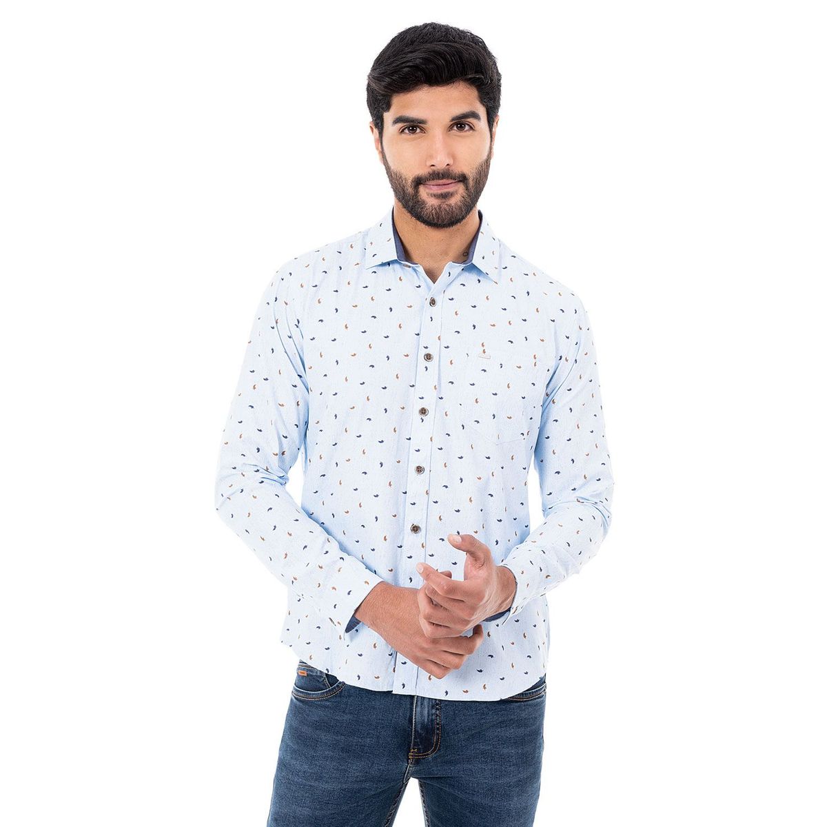 PIONIER - Camisa Popelina Stretch Hombre Zacari Pionier