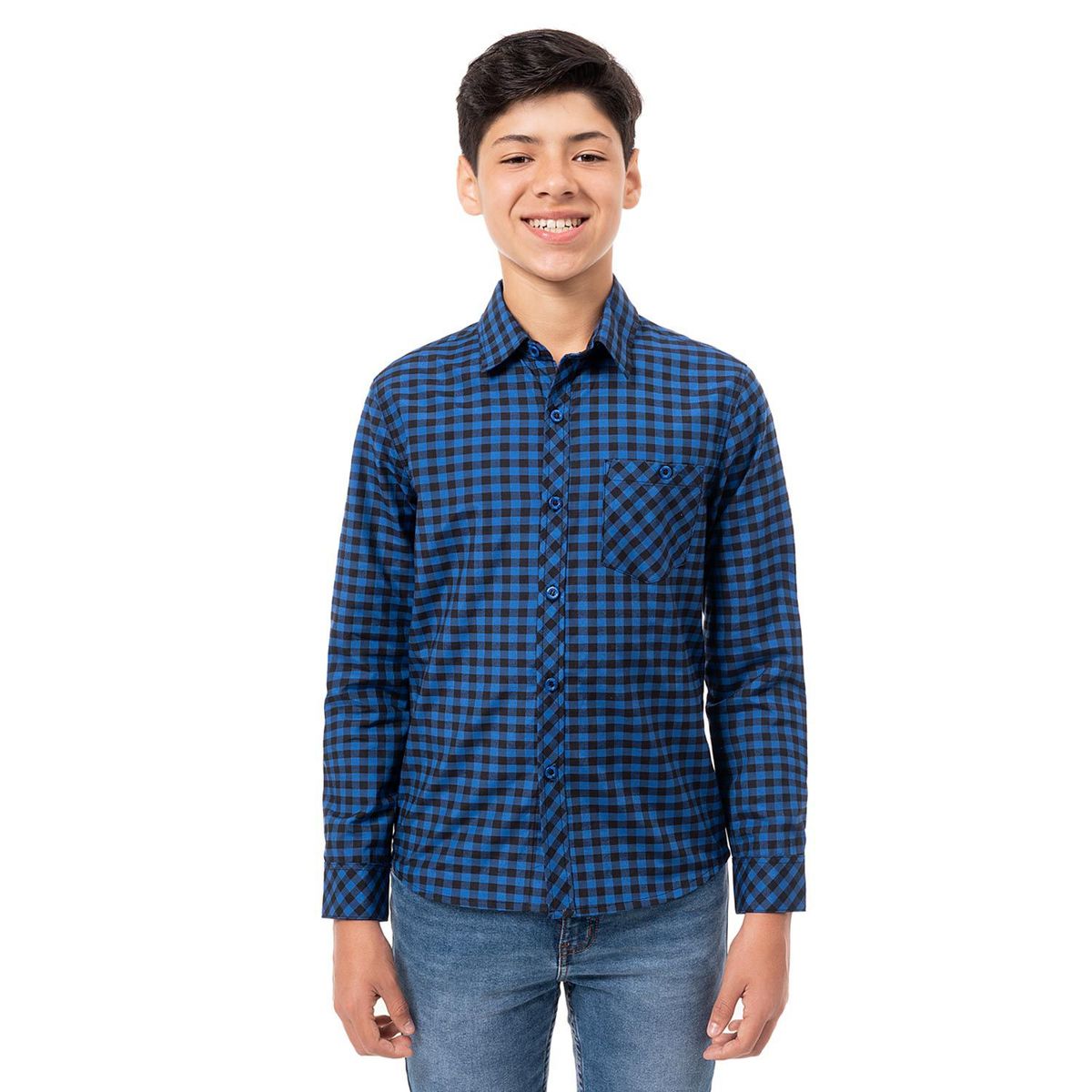 PIONIER - Camisa Moda Cuadros Niño Hakudoshi.