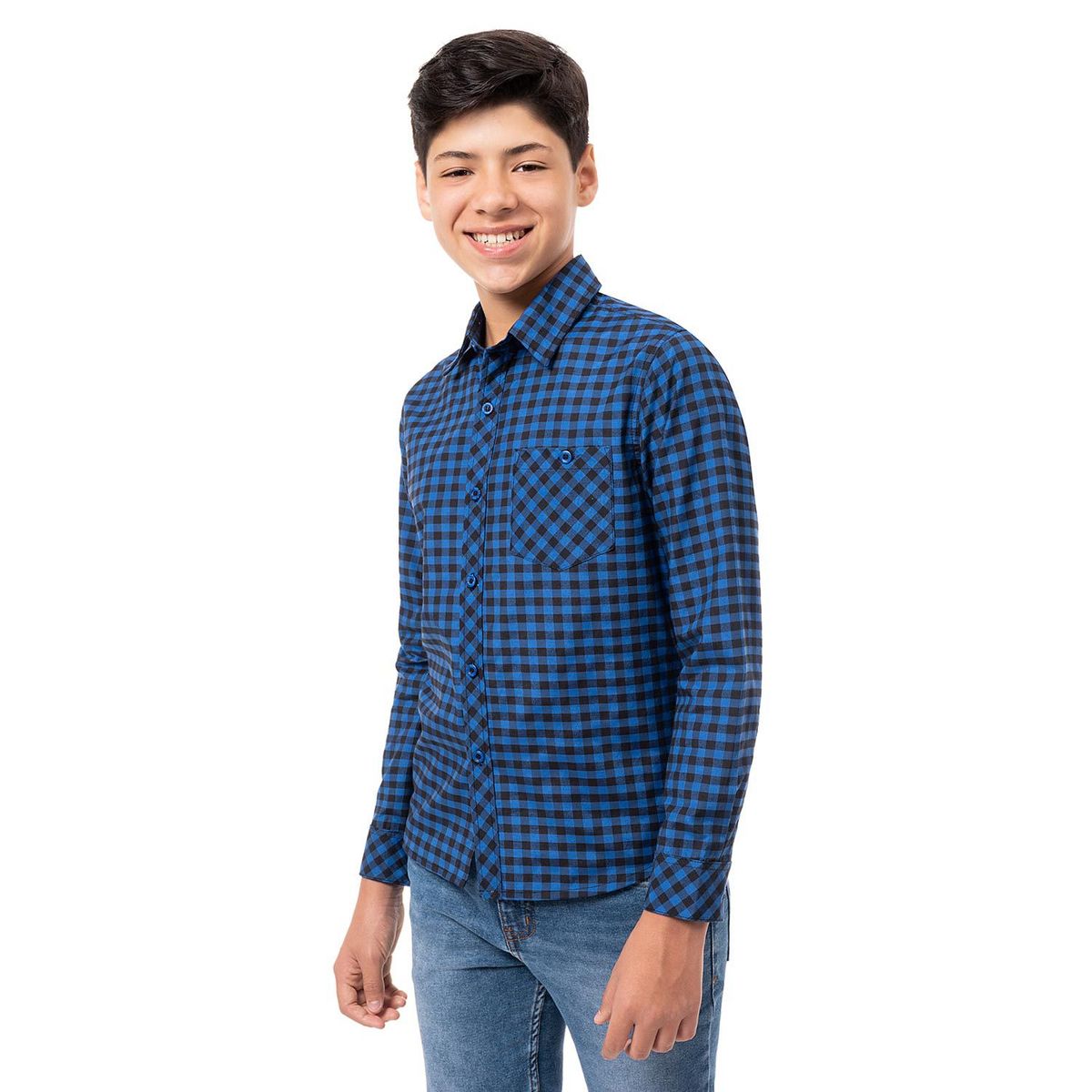 PIONIER - Camisa Moda Cuadros Niño Hakudoshi.