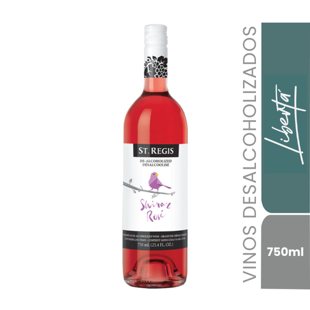 GENERICO - Vino DESALCOHOLIZADO Rosé Shiraz - Libertá