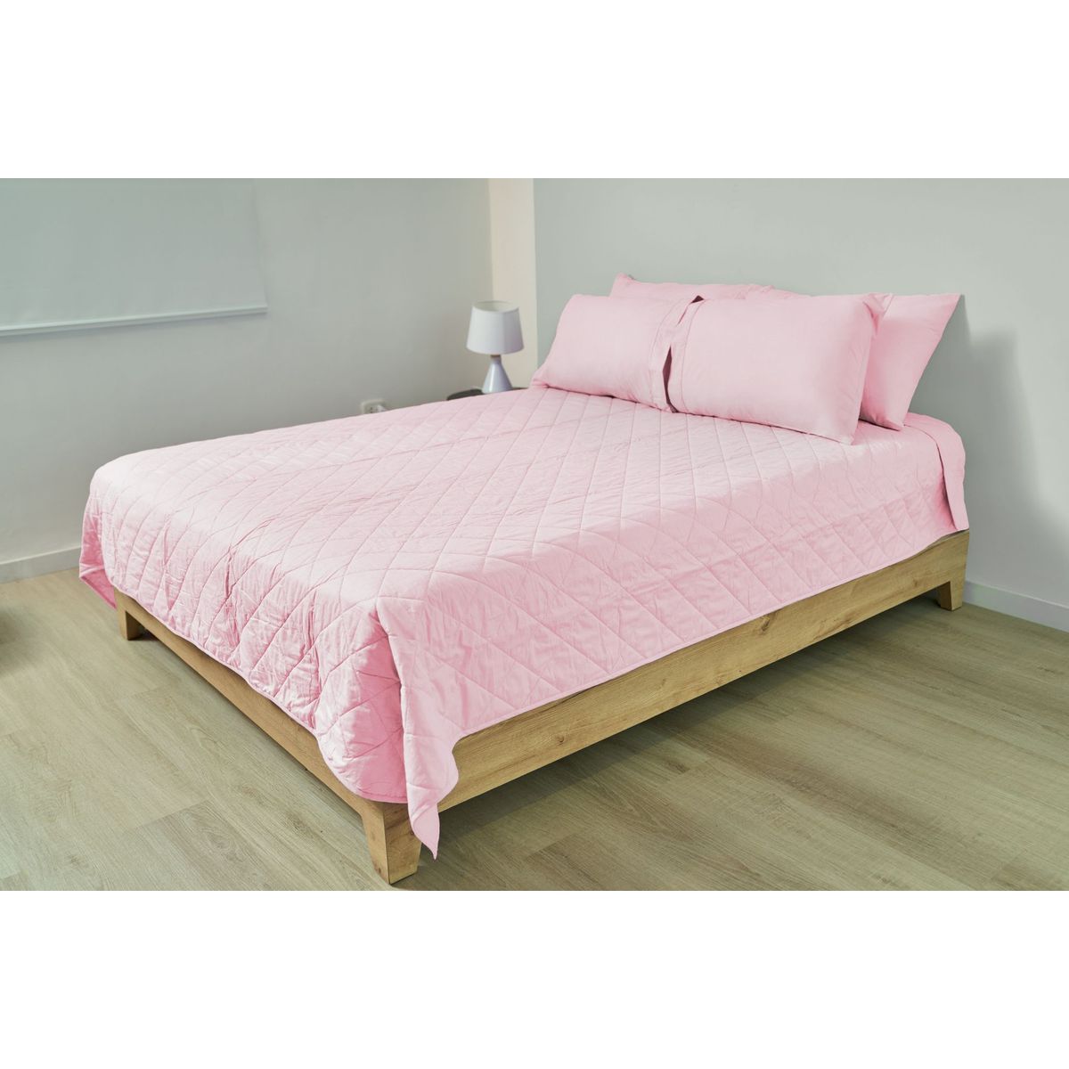 COBITEX HOME - Cubrecama Ligero 2 Plazas Rosado Cobitex 100% Algodón