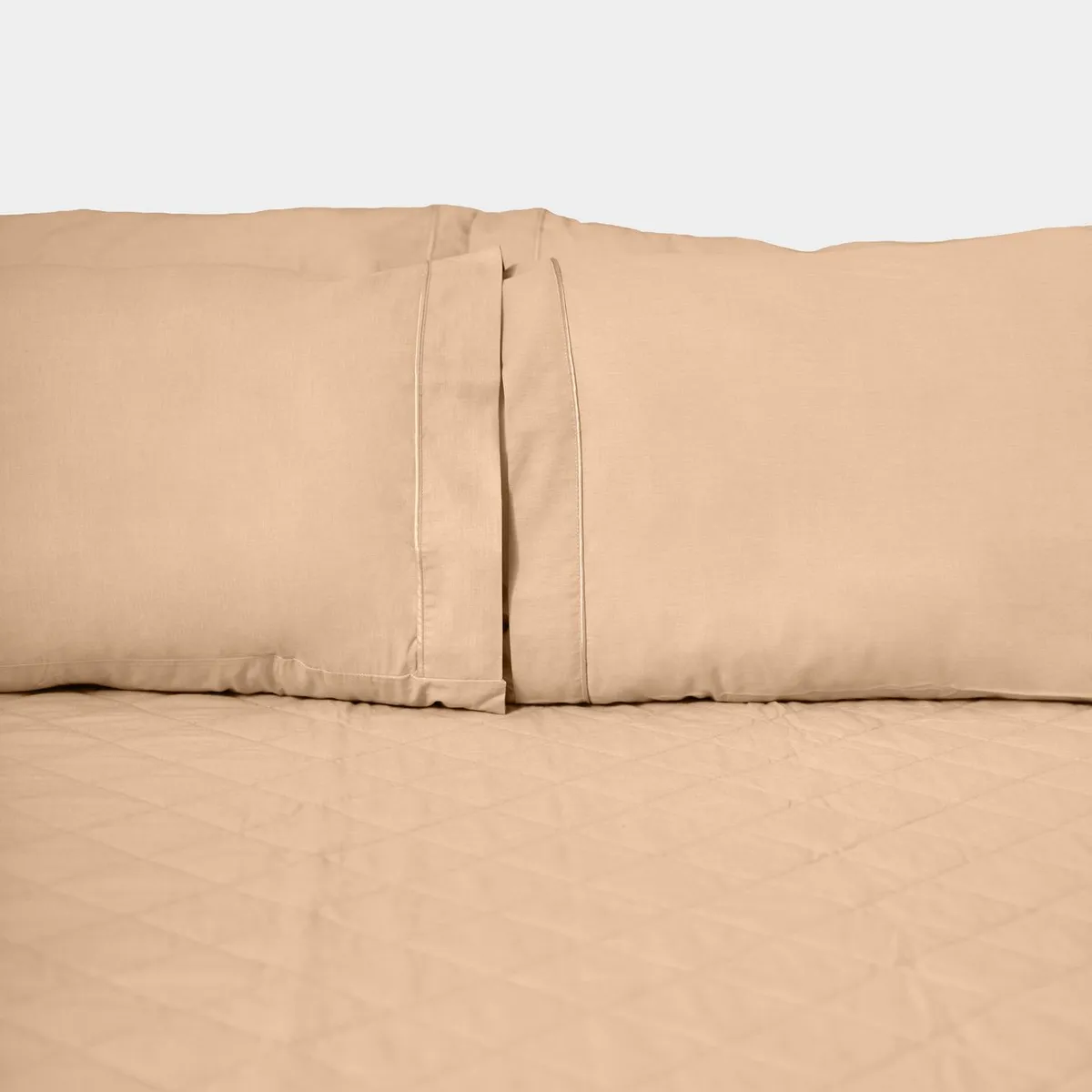 COBITEX HOME - Cubrecama Ligero Queen Beige Cobitex 100 Algodón