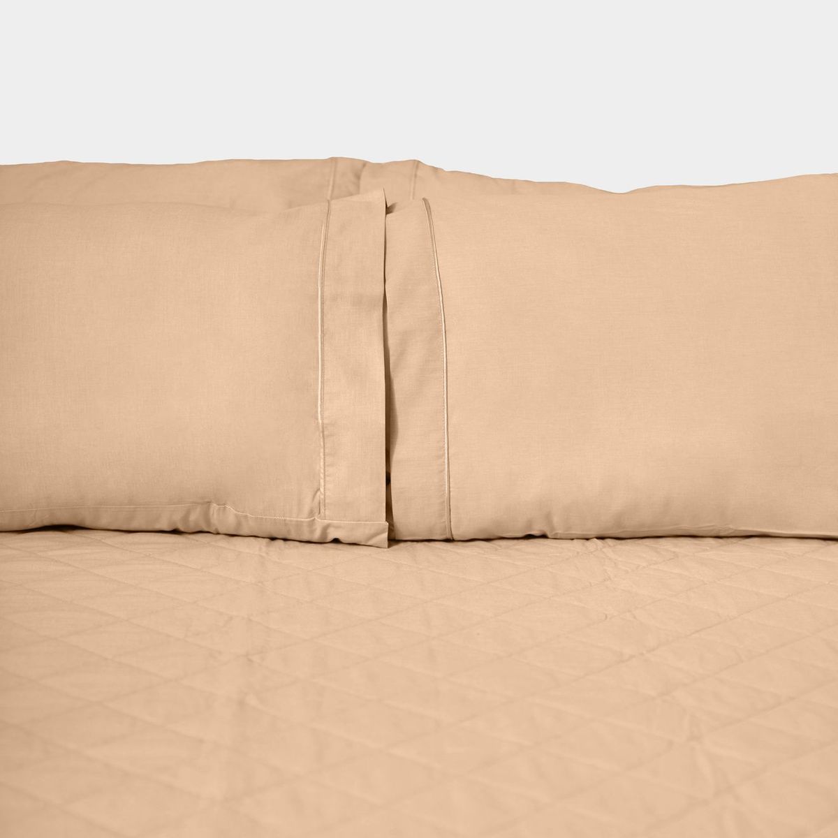 COBITEX HOME - Cubrecama Ligero 2 Plazas Beige Cobitex 100% Algodón