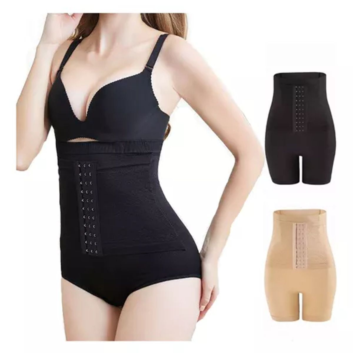 BAALATHKKO5 - Panty Faja Invisible Calzón Levanta Glúteos Pompas Control