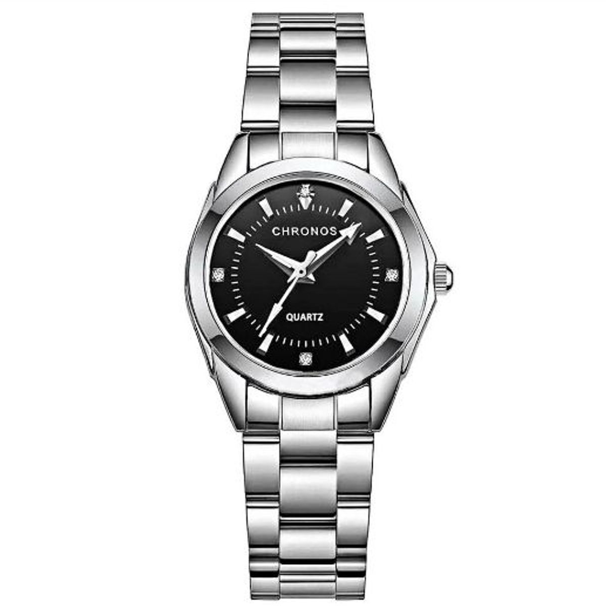 GENERICO - RELOJ CHRONOS PLOMO Y NEGRO  CH23